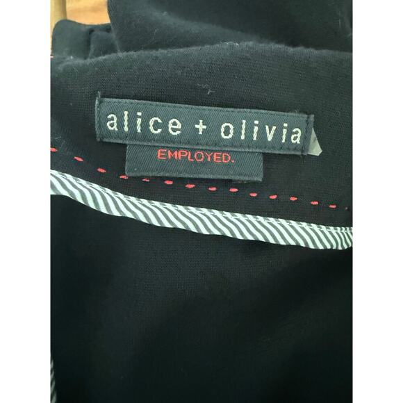 Alice + Olivia Employed Amanda Black Peplum Sheath Dress Size XS - Picture 4 of 7